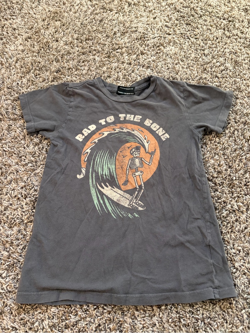 Kids Tiny Whales 'Rad to the Bone' Graphic Tee